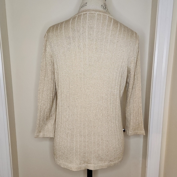 Wasserman gold silk cardigan - Picture 4 of 9